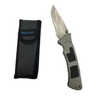 Folding Knife with Black Handle, 4"