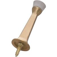 bright brass heavy duty rigid door stop