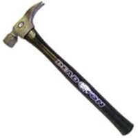dead on straight handle claw hammer, 24 oz  18in.