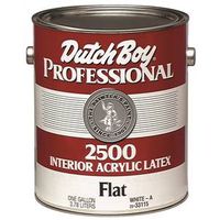 dutch boy interior latex paint, 1 gal flat white