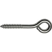 #10 Large Steel Eye Screws Zinc