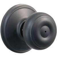 Georgian Privacy Knob Set, Matte Black