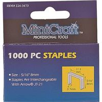 staples, 5/16in.