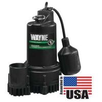 Submersible Sump Pump, 1/3 HP