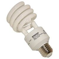 Super Mini Twist Compact Fluorescent Light Bulb, 23W Soft white