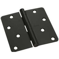 radius hinge, 4in. x 4in. x 1/4in. bronze