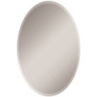 Oval Beveled Mirror, 21in. x 31in.