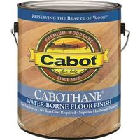 cabot cabothane water based floor finish, 1 gal gloss