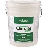 Interior Latex Paint, 5 Gal Flat Pastel Base