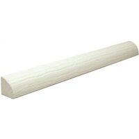 Quarter Round White, 1/2" x 1/2" x 8'      