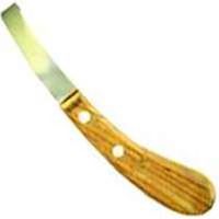 right hoof scraper, stainless steel
