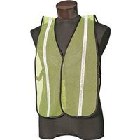2406205 - LIME W/WHT REFLECT VEST 1SZ