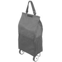 wheeled nylon shopping bag