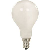 Feit Electric BP40A15C/W/CF Dimmable Incandescent Lamp, 40 W, 120 V, A15, Candelabra Screw E12