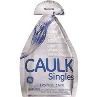 Silicone Caulk Singles, 1.25 oz Clear