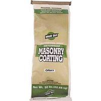 wall dri concrete waterproof masonry coating, 50 lbs gray