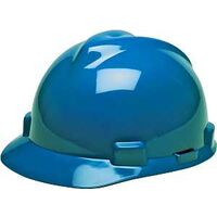 Hard Hat with V-Guard, Blue