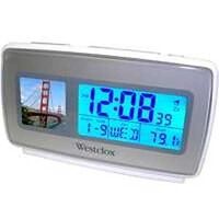 Digital Photo Frame Alarm Clock, 1.5in.