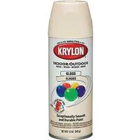 krylon spray paint, gloss almond 12 oz