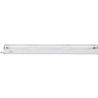 Plug In Fluorescent Fixture, 22.75in. White