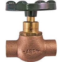 Copper Sweat Straight Stop Valve, 1/2in.