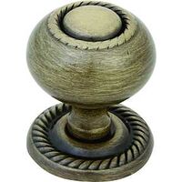 1 1/4in. Antique Brass Knob
