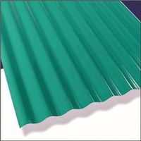pvc panel, green 8 x 26in.