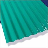 pvc panel, green 8 x 26in.