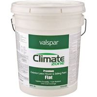 exterior latex house paint, 5 gal flat clear base