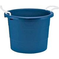 Utility Tub with Rope Handle, 10 Gal Blue