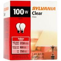 light bulb, 100 watts clear