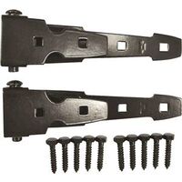 Steel Ornamental Strap Hinge, 8in. Black