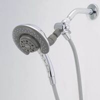Two in One Ring Shower Head, Chrome