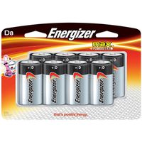 2576874 - ENERGIZER MAX ALKALINE D 8PK