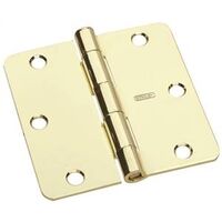 Residential Door Hinge 3 1/2in. Brass