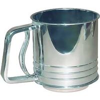 stainless steel flour sifter, 5 cup