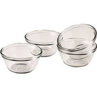 2601151 - CUSTARD CUPS-4PC. CLEAR