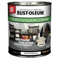 rustoleum semi-gloss t-base porch & floor coating, 1 qt clear
