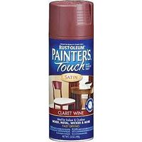 Satin Spray Paint, 12 oz Claret