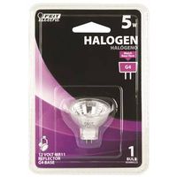 bi pin halogen flood bulb, 5 watt