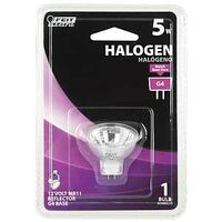 Bi Pin Halogen Flood Bulb, 5 Watt