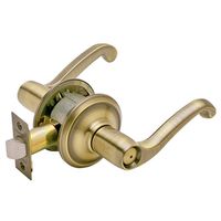 2675460-FLAIR PRIVACY LEVER ANTQ BRASS