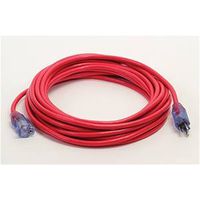 CRD EXT 50FT 14/3SJTW RED W/LT