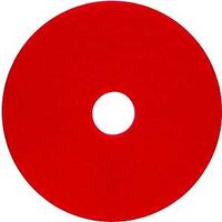 red light buffing pad, 13in.
