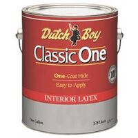 Interior Latex Paint, 1 Gal Flat White