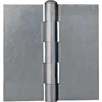 weld sw blank door hinge plain steel, 3 1/2in.