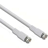quad shield cable, white