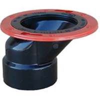 offset closet flange, abs 4in. x 3in.