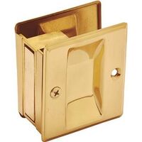 Passage Pocket Door Pull, 2 1/4in. Brass