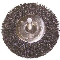 crimped radial wire end brush, 3in.